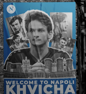 Napoli, arriva Kvaratskhelia: “Finalmente sono qui”