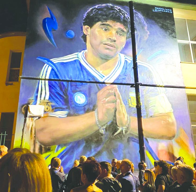 Pompei è la prima città al mondo a dedicare una strada a Diego Armando Maradona