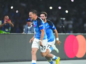 Napoli, domani c’è Lilla, poi riparte la corsa allo scudetto