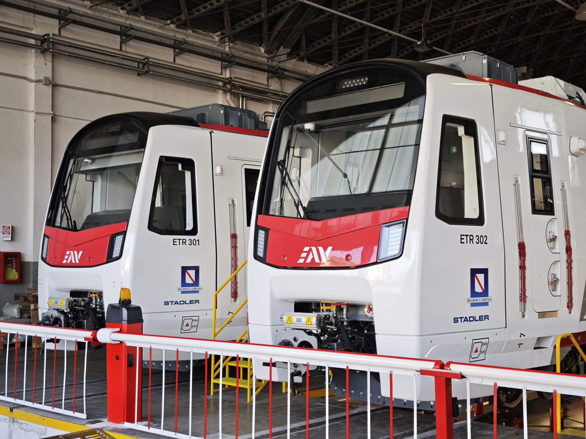 Arrivato in Italia anche il quinto treno Eav destinato alla Circumvesuviana