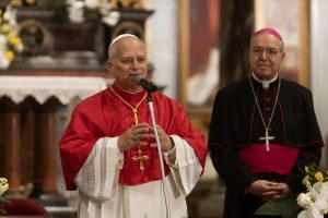 Papa Leone XIV e vescovo Tommaso Caputo