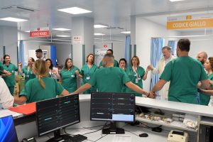 Un momento dell’inaugurazione