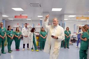 La benedizione del pronto soccorso