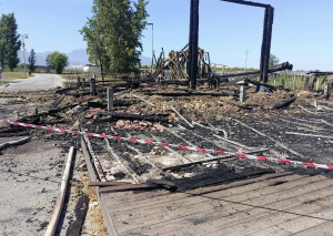 Incendio a Longola Poggiomarino