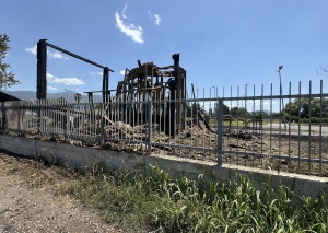 Incendio al parco di Longola di Poggiomarino