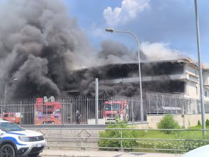 incendio azienda striano 2