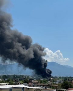 incendio striano via rivolta
