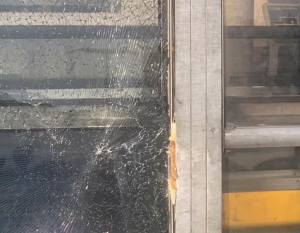 Il ramo di un albero cade sul treno Circum, convoglio bloccato a Villa Regina