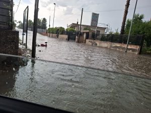 Ottaviano allagata | Via Funari