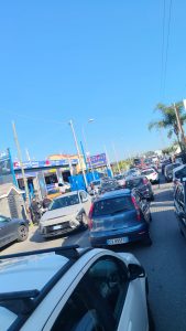 protesta tir traffico